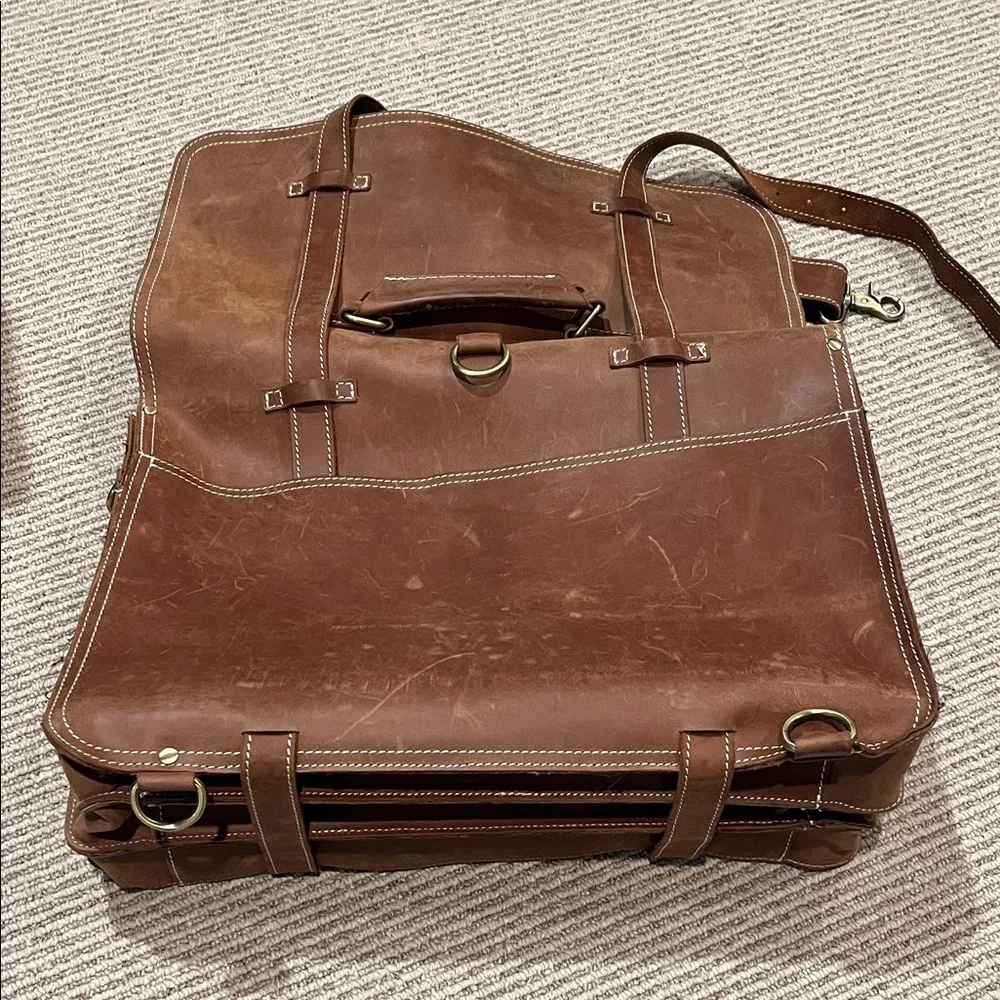 Brown Leather Men's Bag